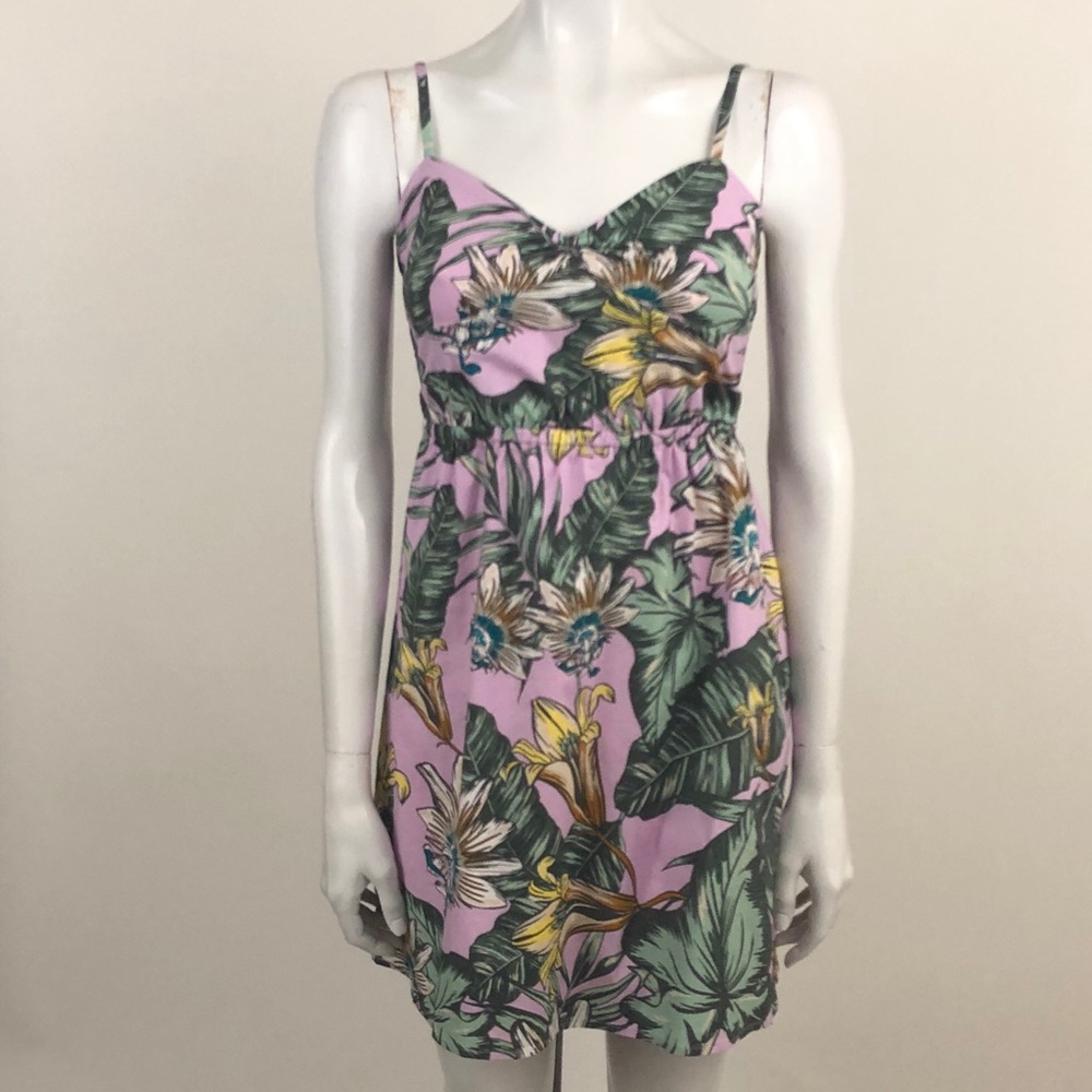 J. Crew Size XXS Printed Poplin Cami Dress